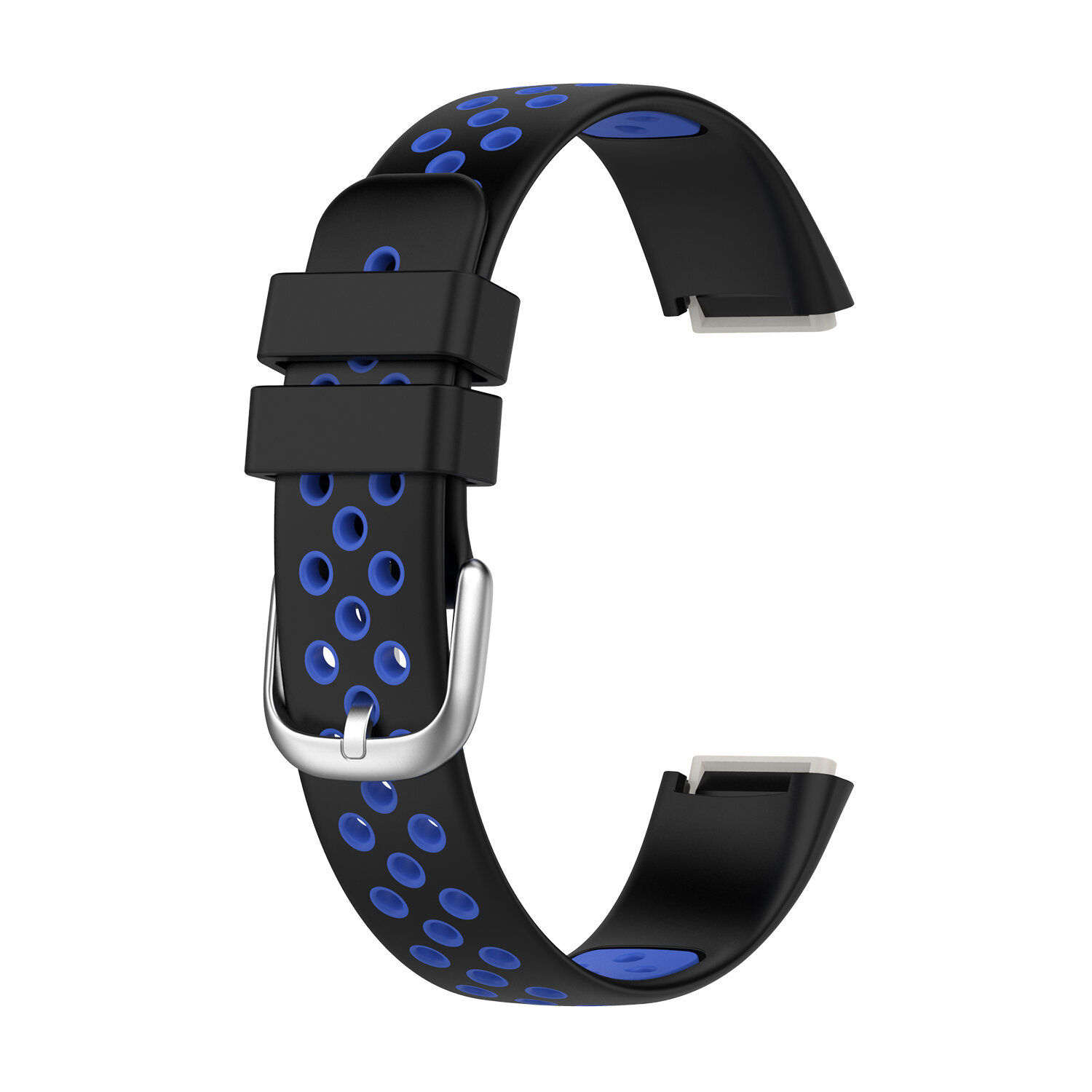 Bakeey Double Color Pattern Breathable Sweatproof Soft Silicone Watch Band Strap Replacement for Fitbit Luxe