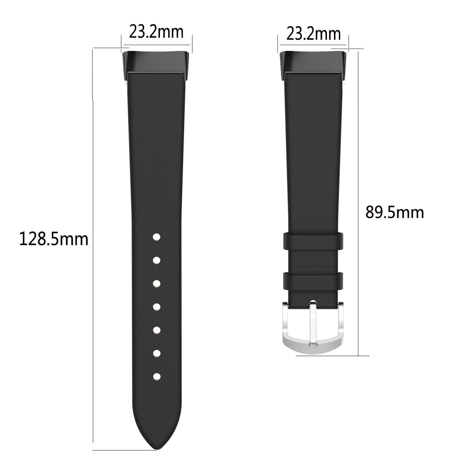 Bakeey Business Comfortable Genuine Leather Watch Band Strap Replacement for Fitbit Charge 5 Smart Watch