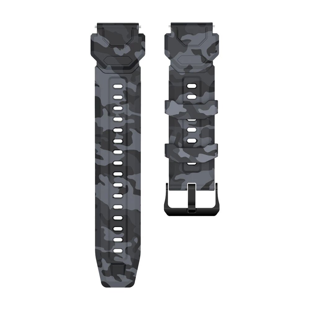 20mm Camouflage Silicone Watch Band Strap Replacement for KOSPET TANK M1 COD