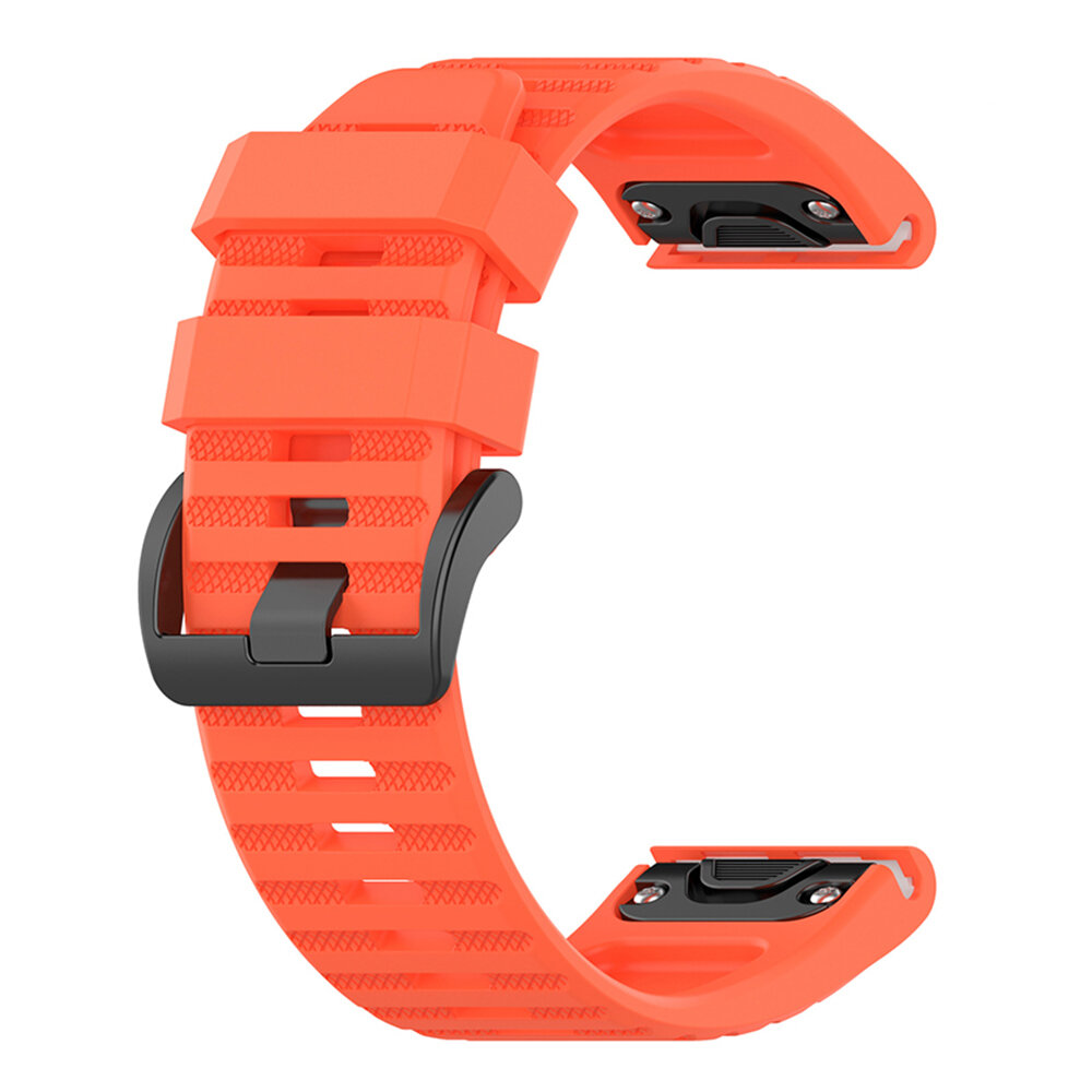 26/22/20mm Silicone Watch Band Strap Replacement for Garmin Fenix 7X/Fenix 7/Fenix 7s