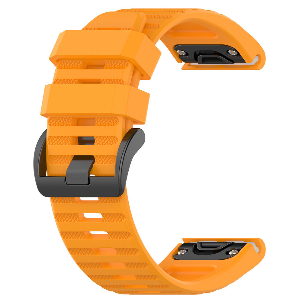 26/22/20mm Silicone Watch Band Strap Replacement for Garmin Fenix 7X/Fenix 7/Fenix 7s