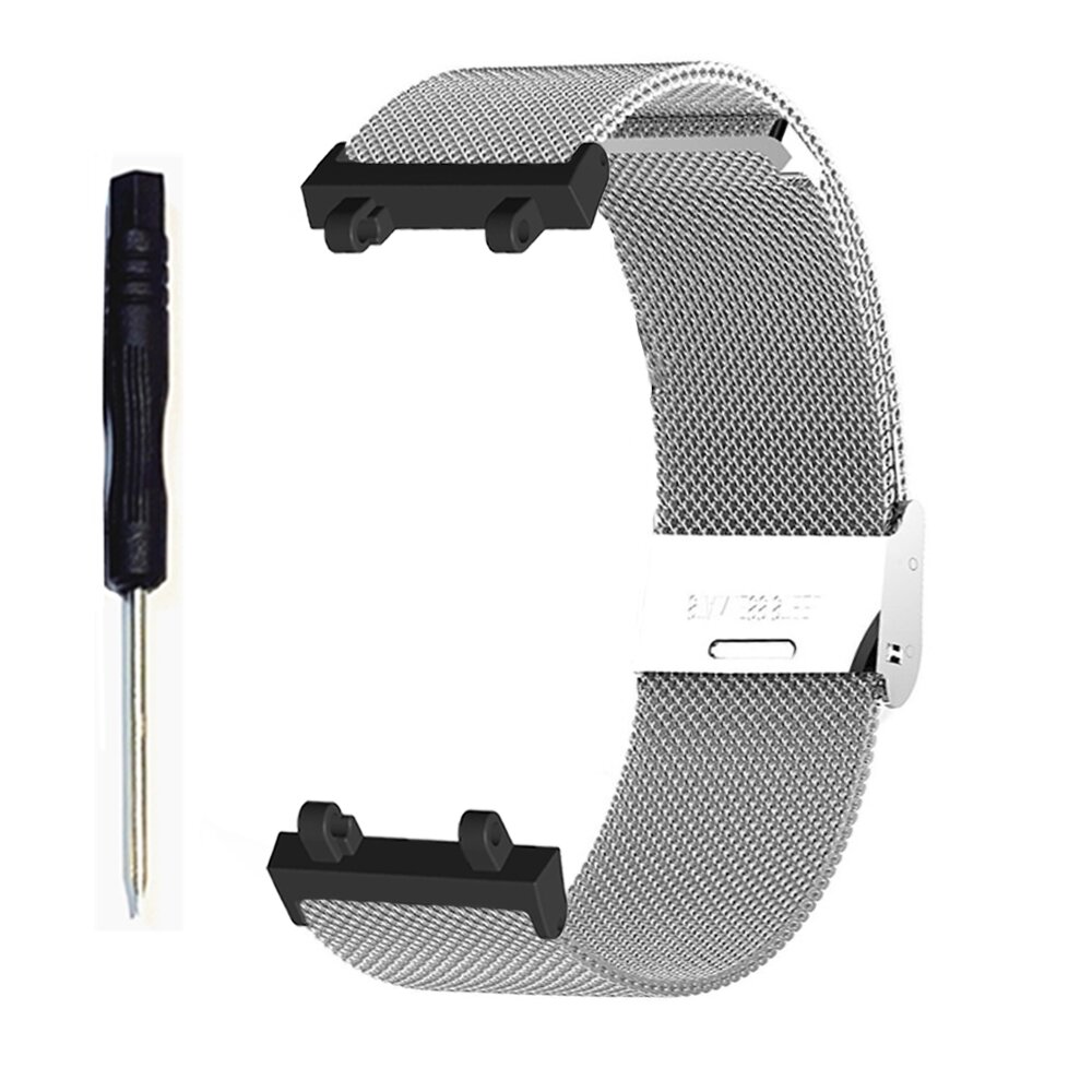 22mm Metal Mesh Belt Smart Watch Band Replacement Strap for Amazfit T-Rex 2 COD