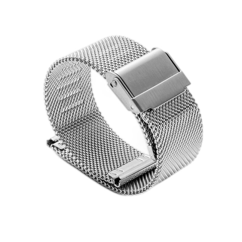 22mm Quick Release Steel Mesh Belt Replacement Strap for Zeblaze Smart Watch COD