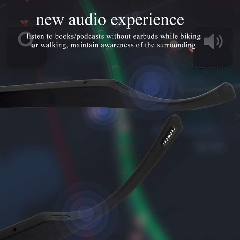 K1K2KXKY KY03 TWS bluetooth Glasses Earphone Stereo Sound Dual Speakers AAC Audio HD Polarized Lens UV400 Protection Smart Audio