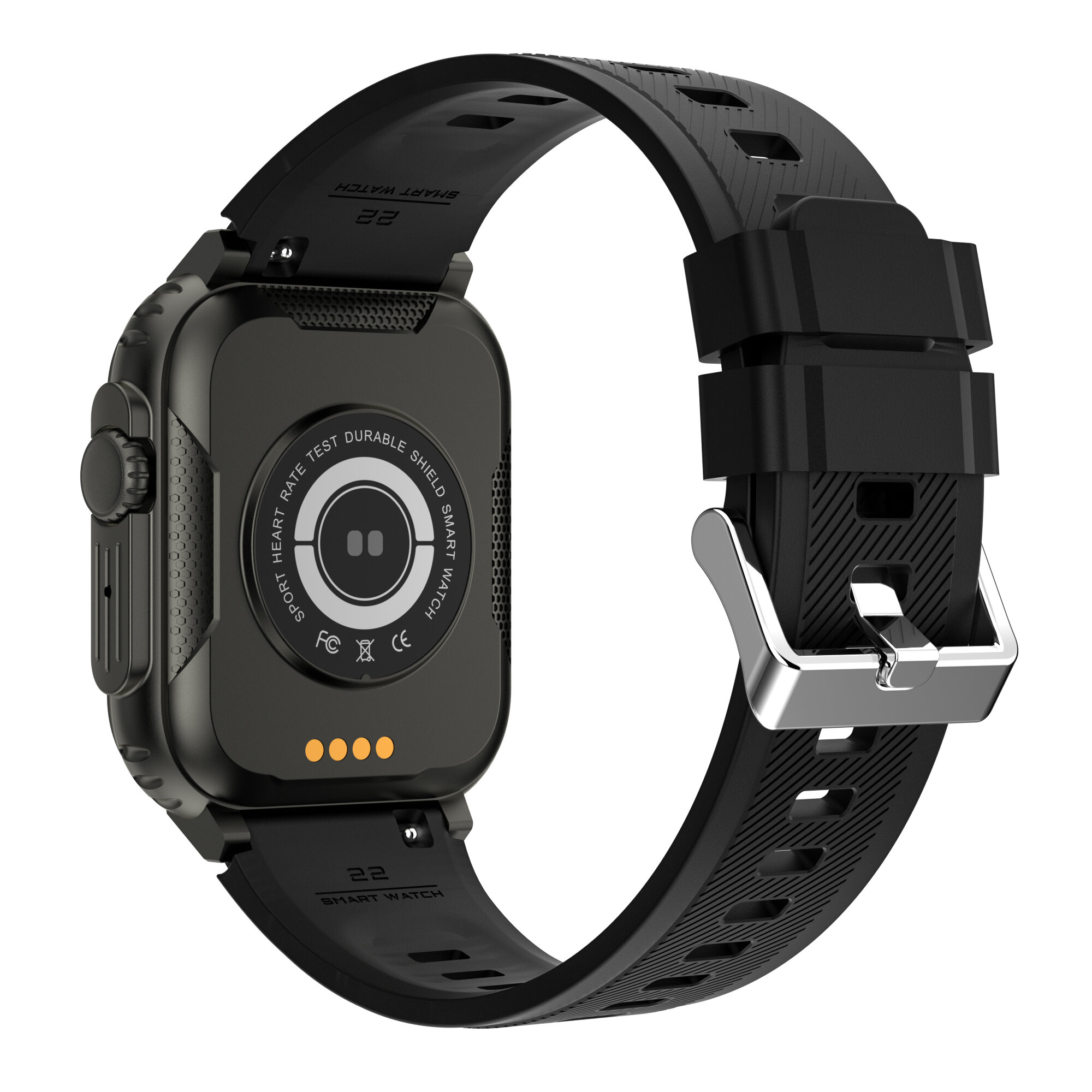 A70 1.96 inch HD Screen Heart Rate Blood Pressure SpO2 Monitor BT5.0 600mAh TWS Connection Smart Watch