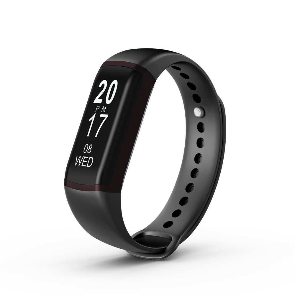 Bakeey L55S 0.87OLED Convertible Blood Pressure HR Monitor Fitness Tracker Smart Bracelet