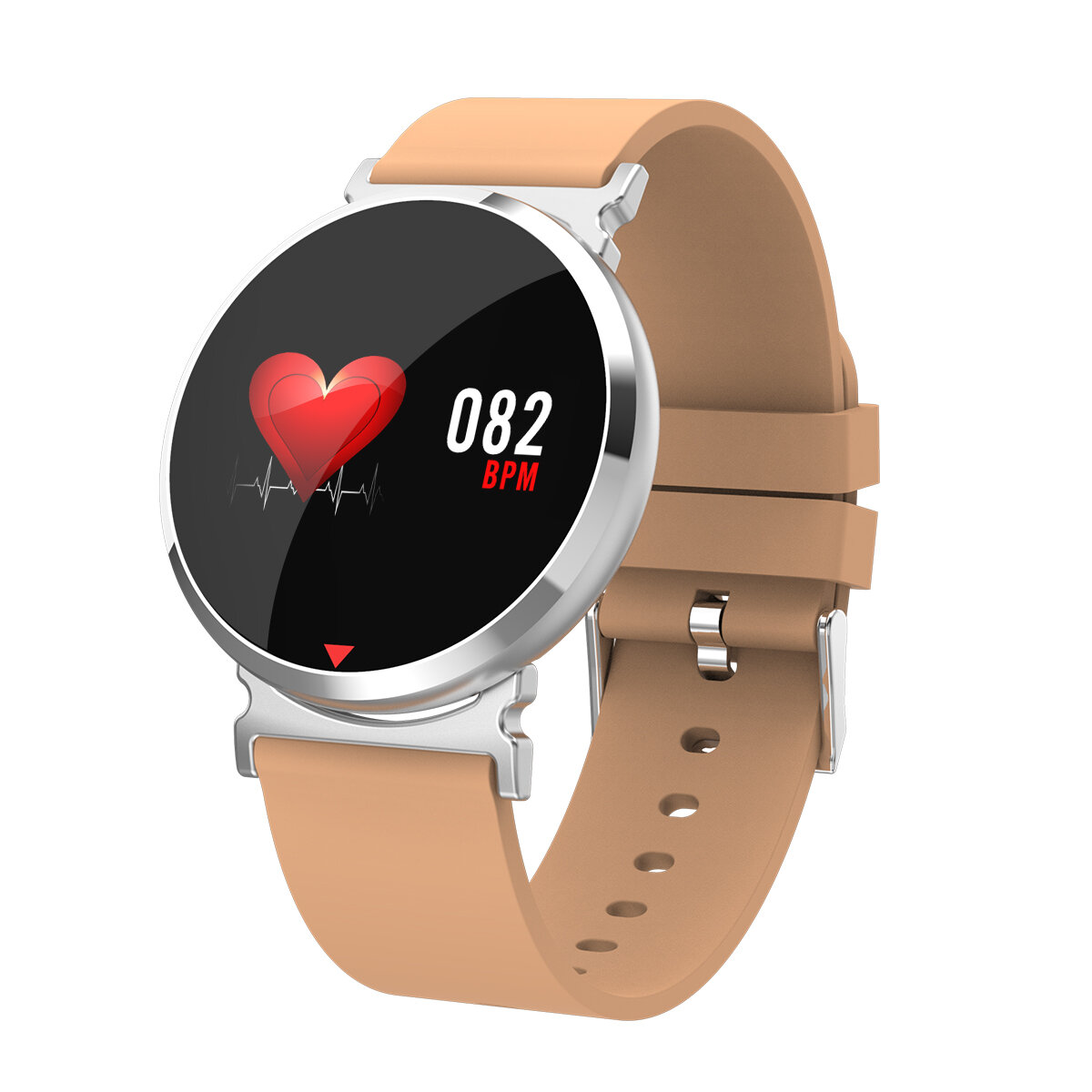 Bakeey E28 HD Big Screen Business Style Smart Watch Blood Pressure Oxygen Monitor Wrist Band