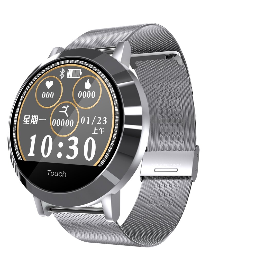 Bakeey X6A Dynamic UI IP68 Deep Waterproof Heart Rate Message Vibration Milanese Smart Watch