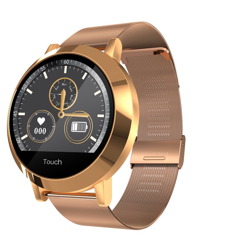 Bakeey X6A Dynamic UI IP68 Deep Waterproof Heart Rate Message Vibration Milanese Smart Watch