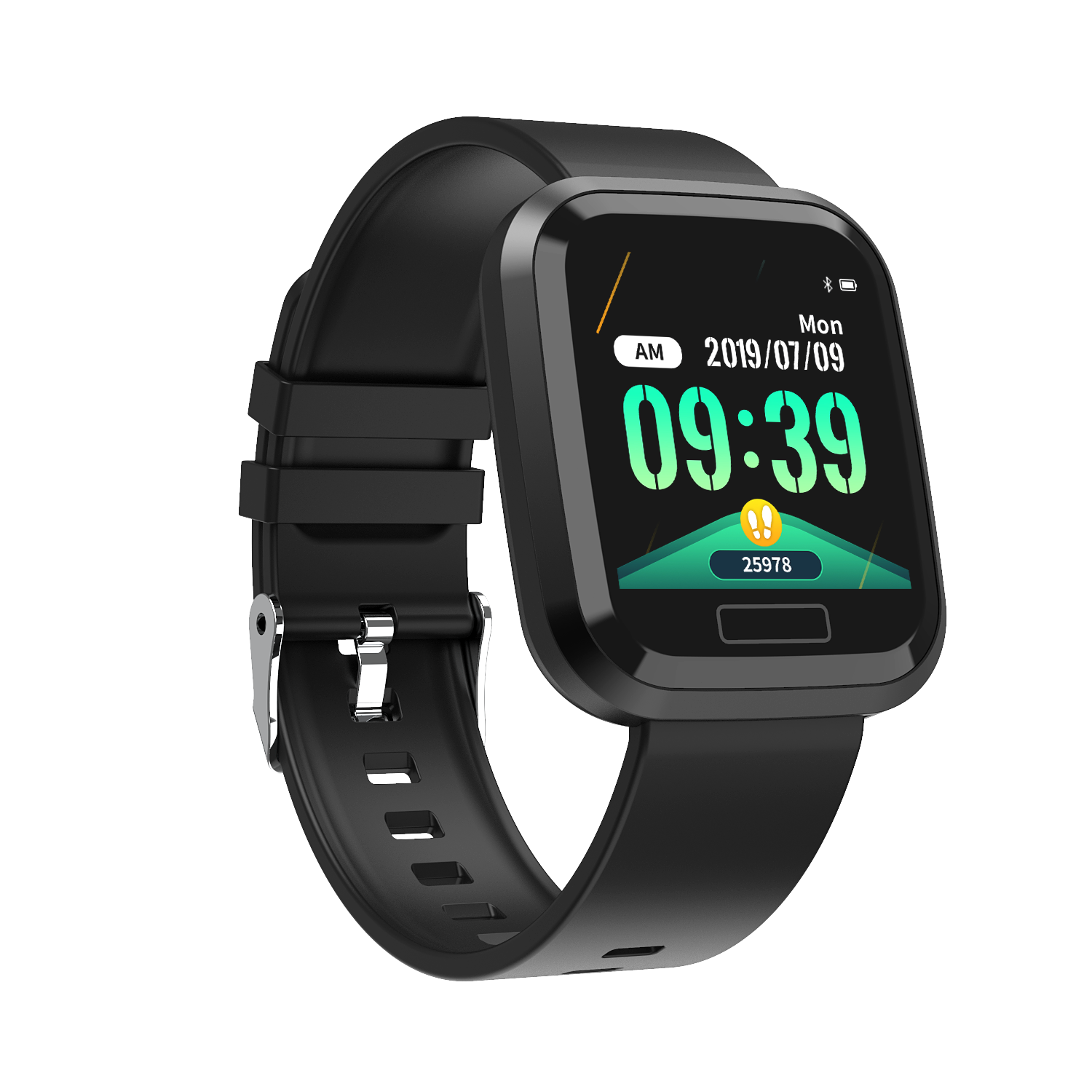 Bakeey T10 Color Display Detachable Strap IP67 Sports Mode 24h Blood Pressure O2 Stopwatch Smart Watch