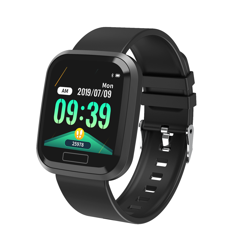 Bakeey T10 Color Display Detachable Strap IP67 Sports Mode 24h Blood Pressure O2 Stopwatch Smart Watch