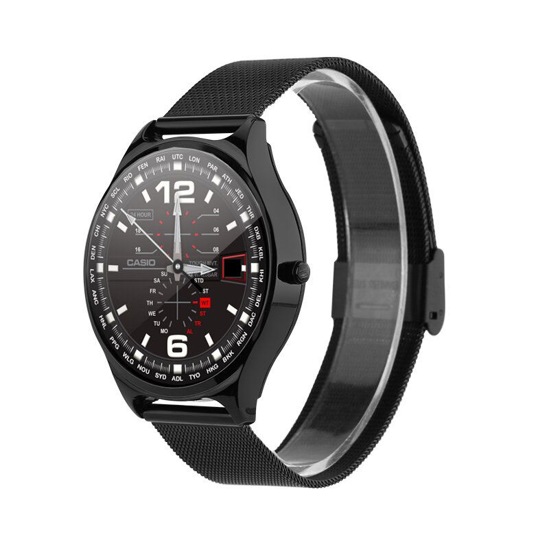 Bakeey W18 1.33 Inch Larger Full Touch Screen RAM 1G Heart Rate Monitor Music Control Weather Smart Watch