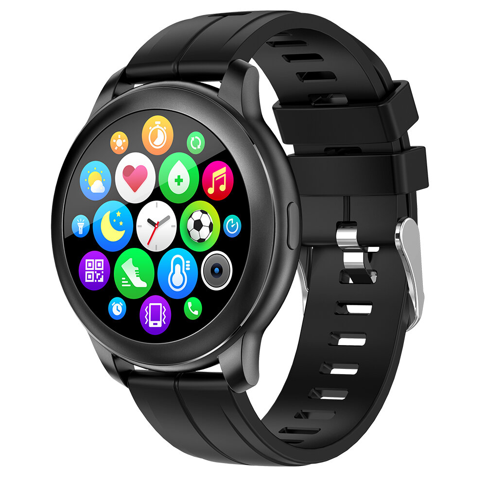 [bluetooth Call] Bakeey CF22 7x24h Heart Rate Monitor Blood Pressure Oyxgen Measure Weather Display Music Control Smart Watch