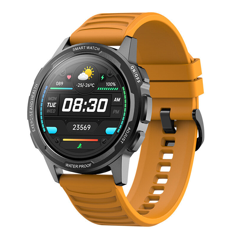 X28 1.32inch 360*360 HD Large Screen Smart Watch Waterproof Heart Rate Monitor Blood Pressure Oxygen GPS Tracker Sport Full Touc