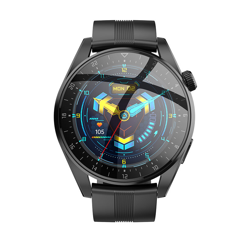 HOCO Y9 1.32 inch 360*360px HD Full Touch Screen bluetooth Call Heart Rate Monitor IP68 Waterproof Smart Watch