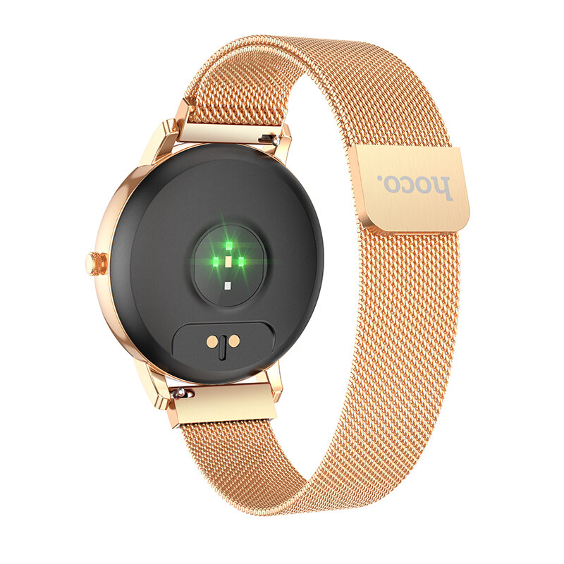 HOCO Y8 1.09 inch Full Touch Screen Heart Rate Monitor Female Physiological Cycle Reminder IP68 Waterproof BT5.0 Smart Watch