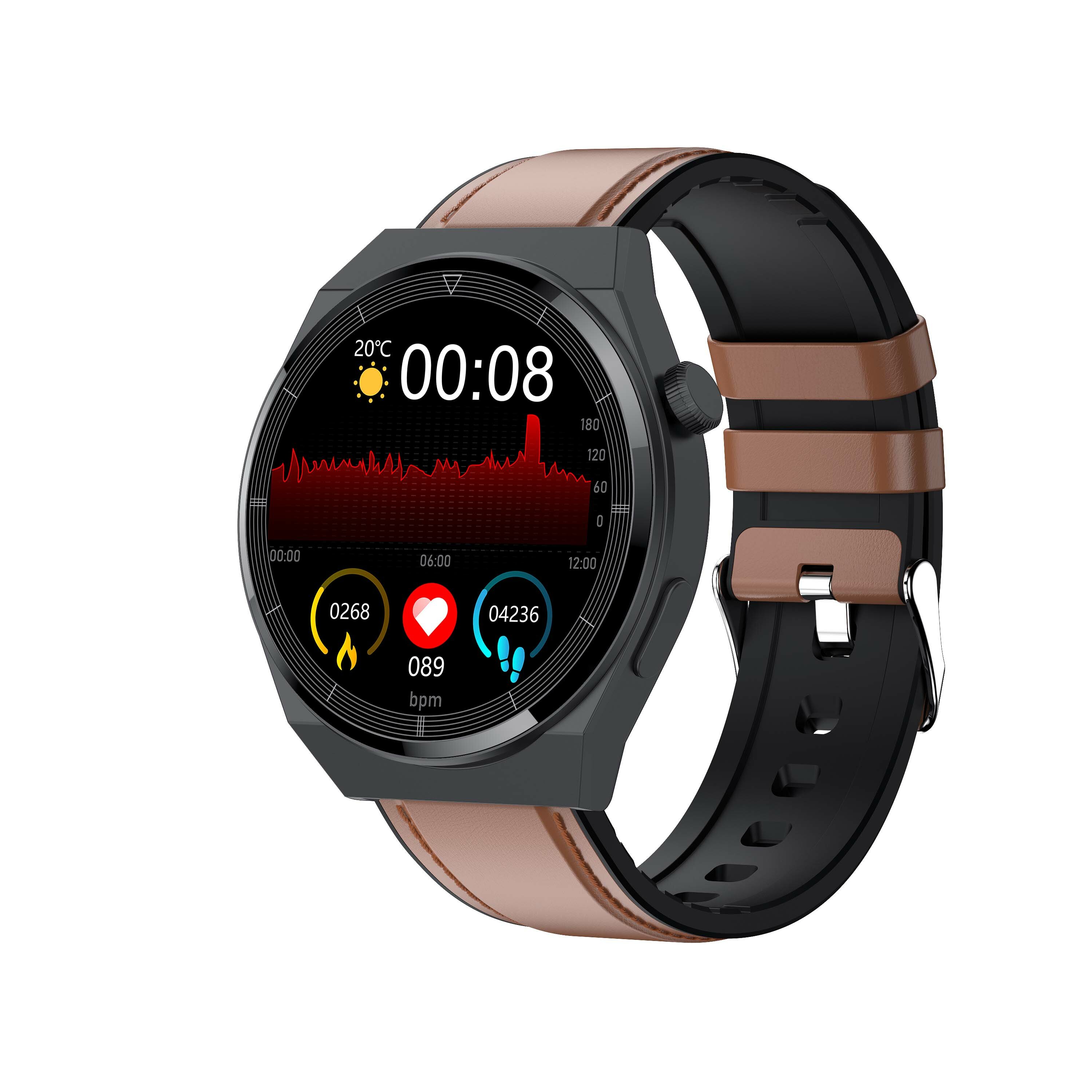 T88 1.32 inch 360*360px HD Screen bluetooth Calling Heart Rate Blood Pressure SpO2 Monitor Sport Fitness IP67 Waterproof Smart W