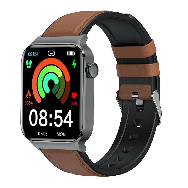 T50 1.9 inch HD Screen bluetooth Call Heart Rate Blood Pressure SpO2 Monitor Multi-sport Modes Fitness Tracker Music Playback Sm