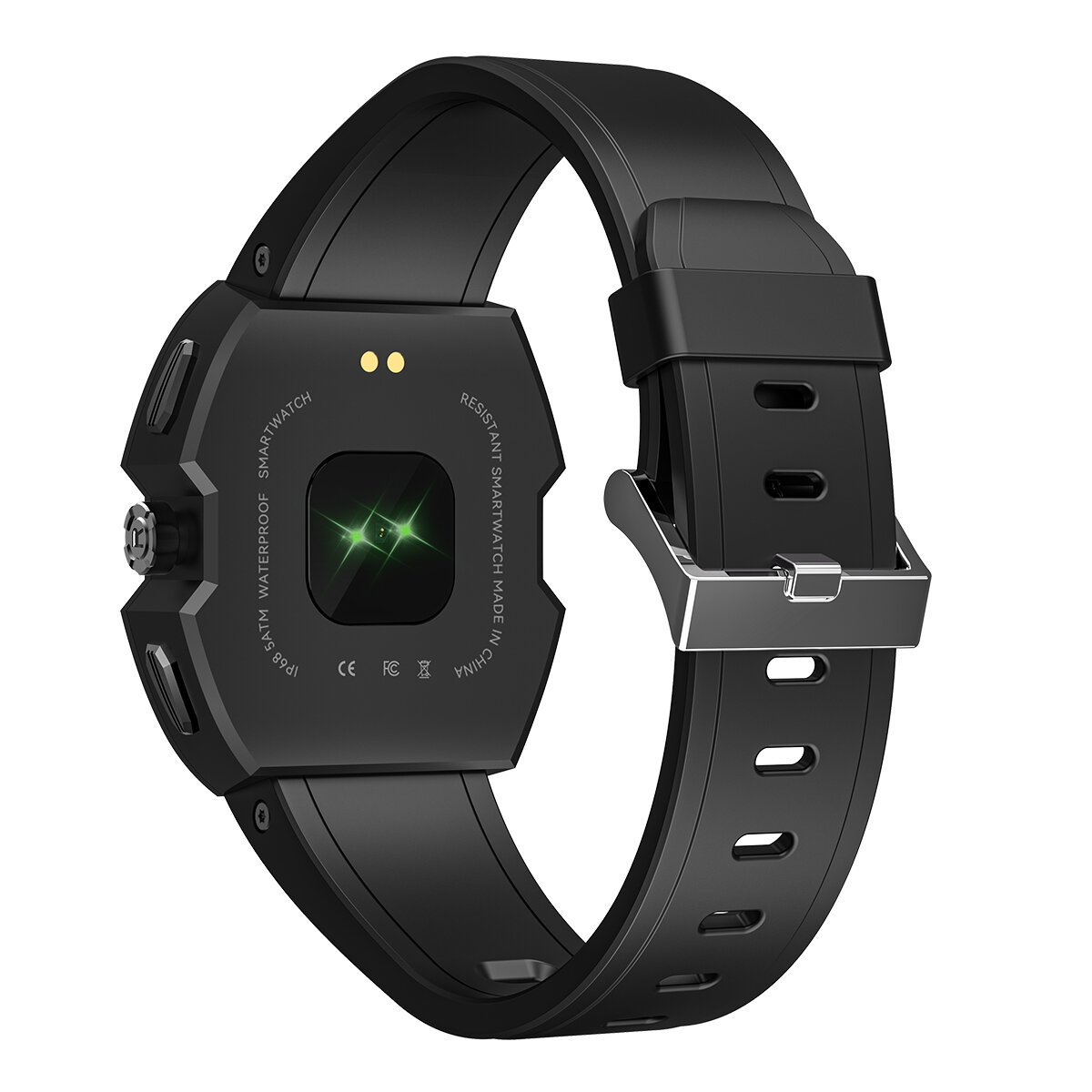 [75 Days Standby]Rogbid Mille 1.91 inch IPS 5ATM IP69K Waterproof BT5.3 Heart Rate Blood Pressure SpO2 Monitor Fitness Tracker O