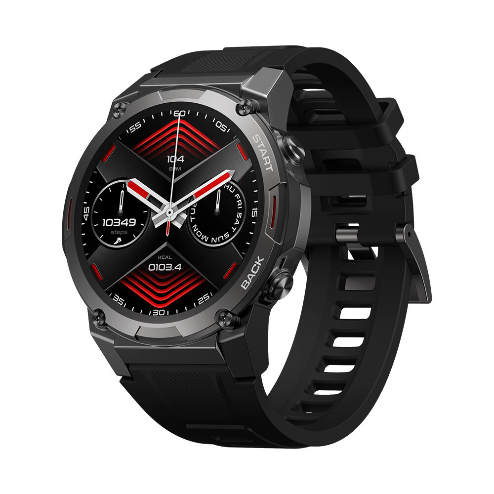 Zeblaze Vibe 7 Pro 1.43 inch AMOLED Display HiFi Phone Calls Military Grade Toughness Smart Watch 400mAh SpO2 Blood Oxygen Heart