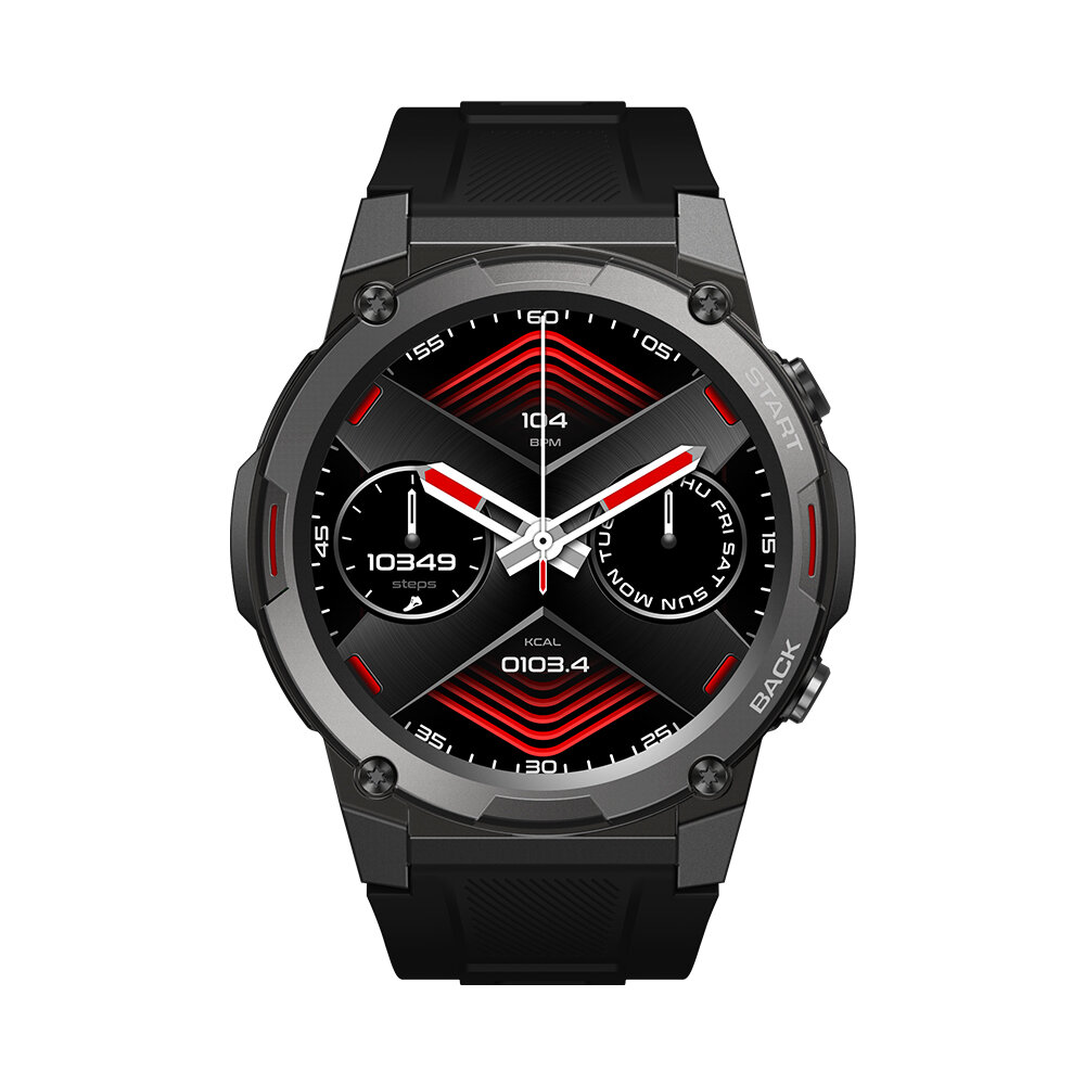 Zeblaze Vibe 7 Pro 1.43 inch AMOLED Display HiFi Phone Calls Military Grade Toughness Smart Watch 400mAh SpO2 Blood Oxygen Heart