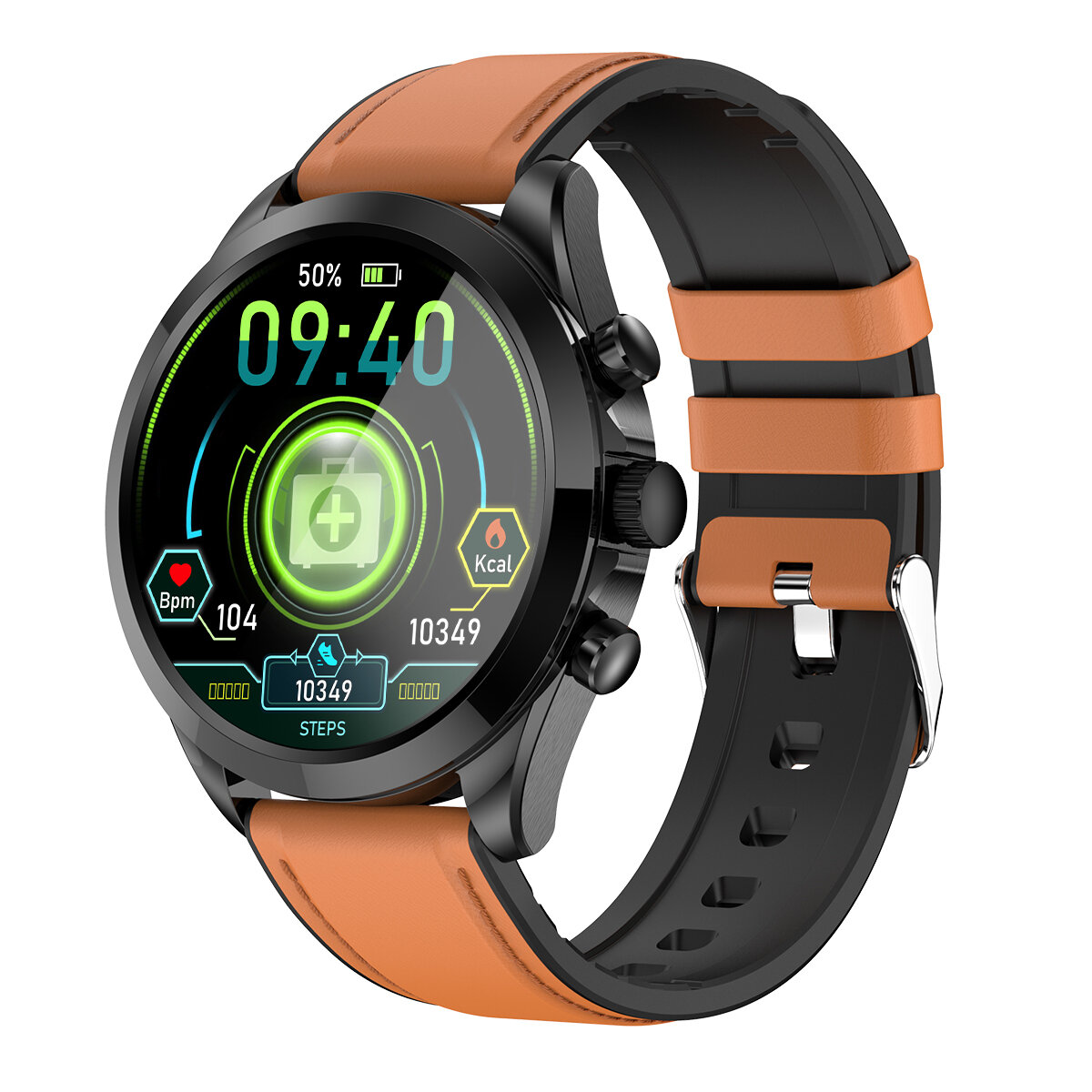 ET440 1.39 inch HD Screen bluetooth Call ECG Heart Rate Blood Pressure SpO2 Monitor Sleep Monitoring Multi-sport Modes Music Pla