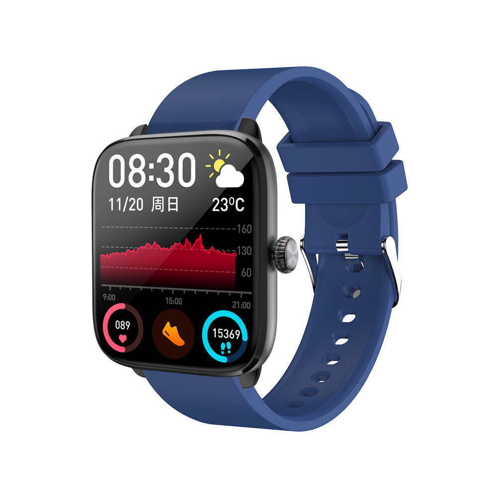 T20 1.96inch HD Screen bluetooth Call Heart Rate Blood Pressure SpO2 Monitor Sleep Monitoring Multi-sport Modes One-button Conne