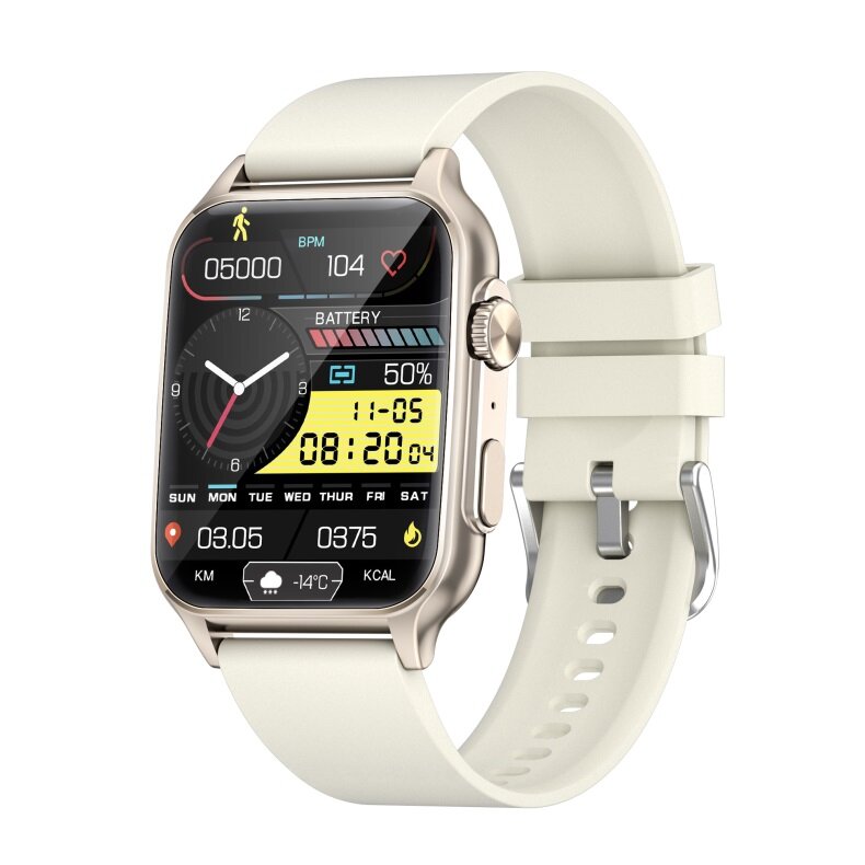 KT64 1.96inch HD Screen bluetooth Call Heart Rate Blood Pressure SpO2 Monitor Sleep Monitoring Multi-sport Modes Music Playback