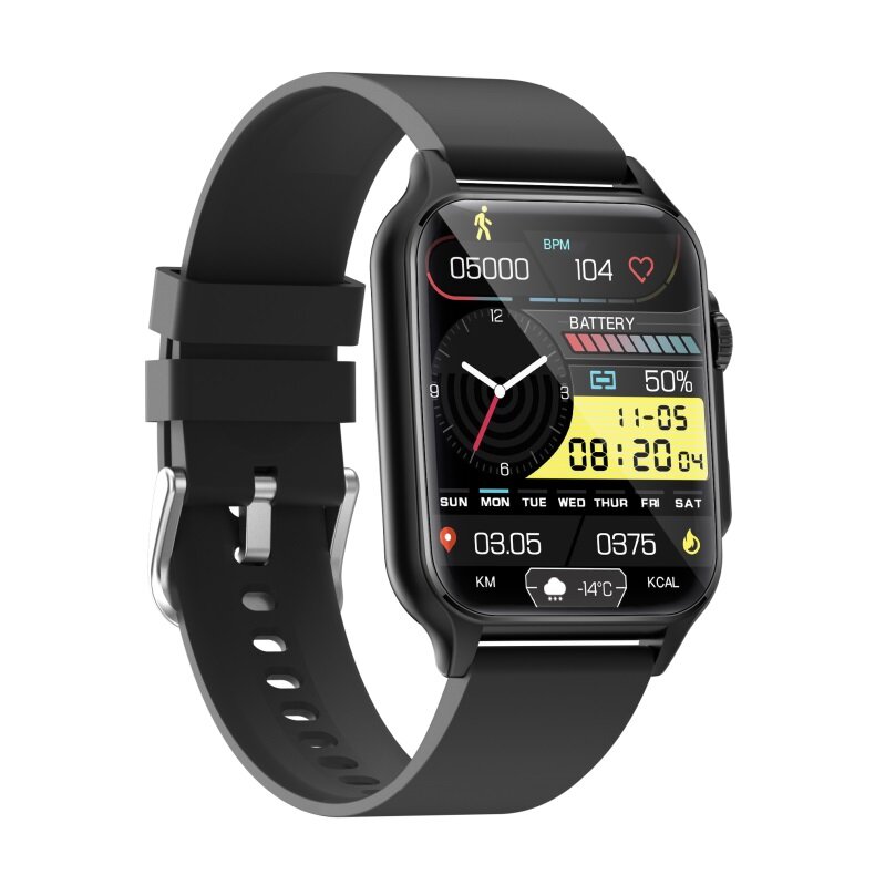 KT64 1.96inch HD Screen bluetooth Call Heart Rate Blood Pressure SpO2 Monitor Sleep Monitoring Multi-sport Modes Music Playback