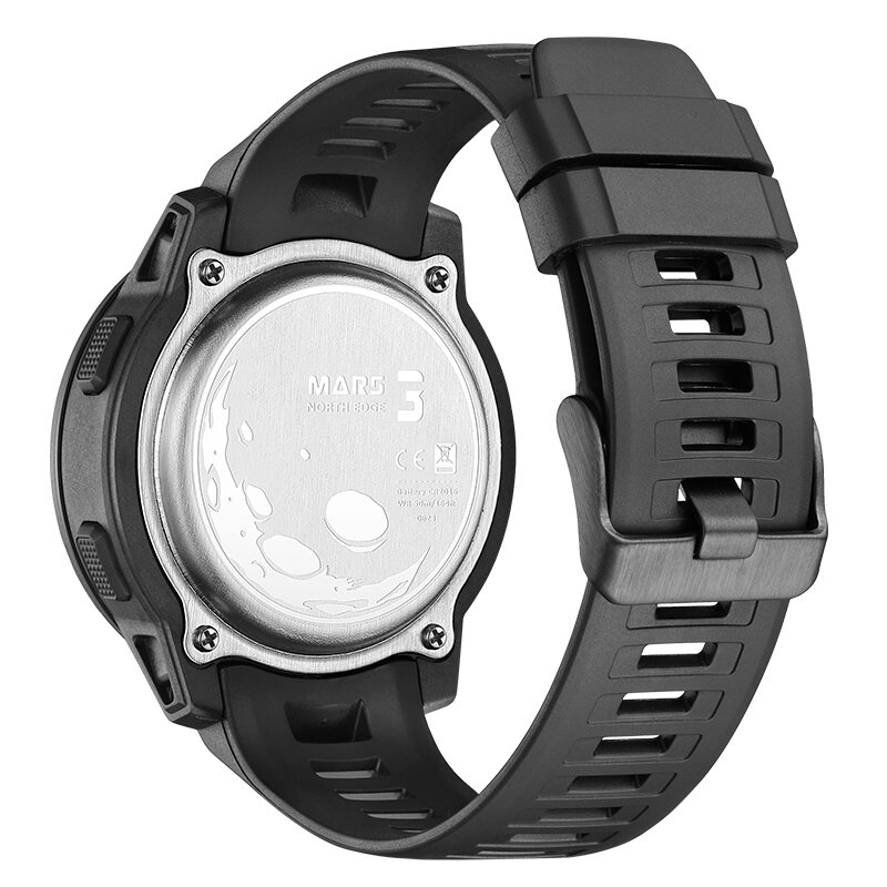 NORTH EDGE Mars3 50M Waterproof Stopwatch Timing Calendar Electronics LED Display Digital Watch Outdoor Sport Smart Watch