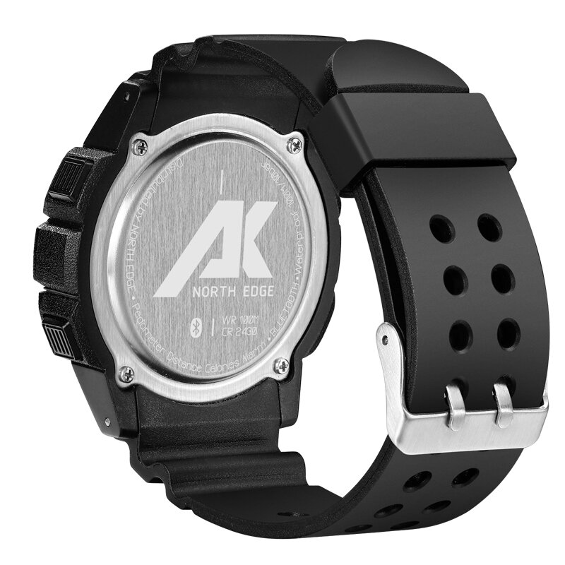 NORTH EDGE AK 100M Waterproof Stopwatch Pedemeter Remote Camera LED Backlit Electronics Display Digital Watch Outdoor Sport Smar