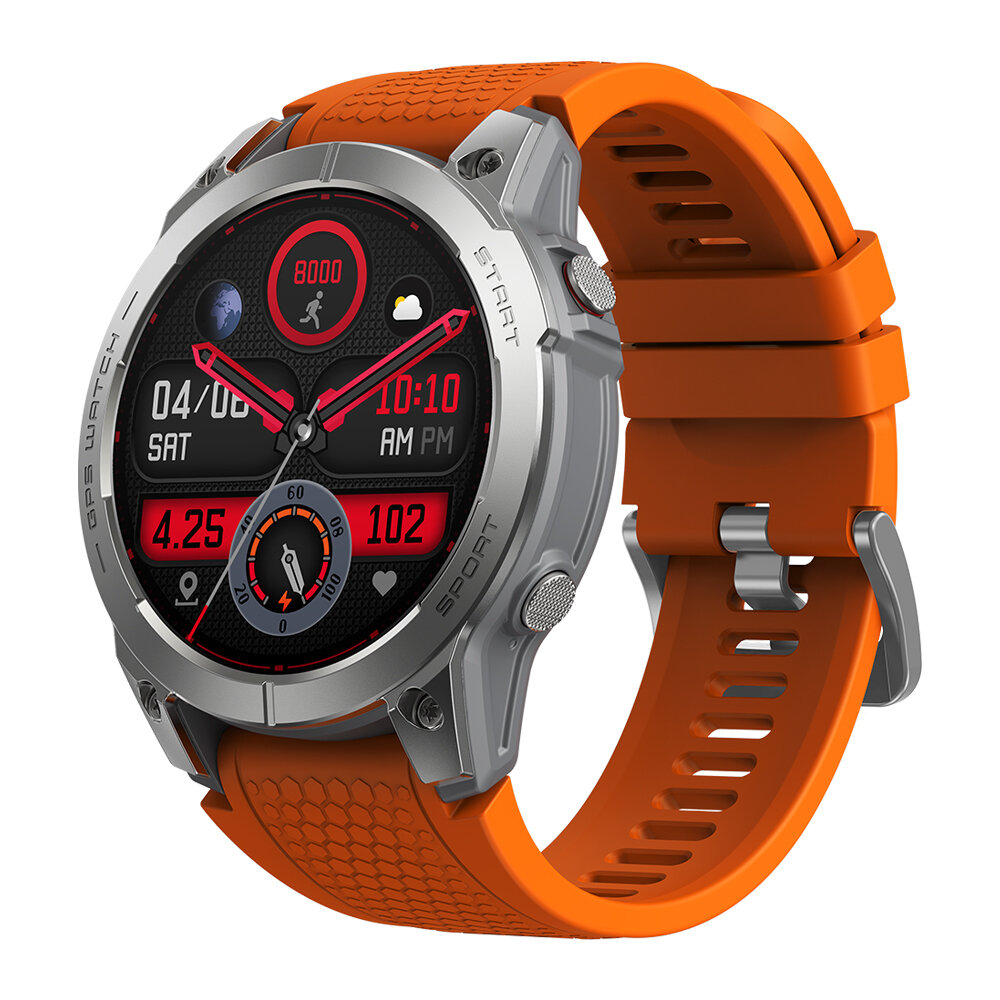 [Flagship 2023] Zeblaze Stratos 3 Premium GPS Smart Watch 1.43 inch Ultra 466*466 Pixels HD AMOLED Display Built-in GPS Hi-Fi Bl