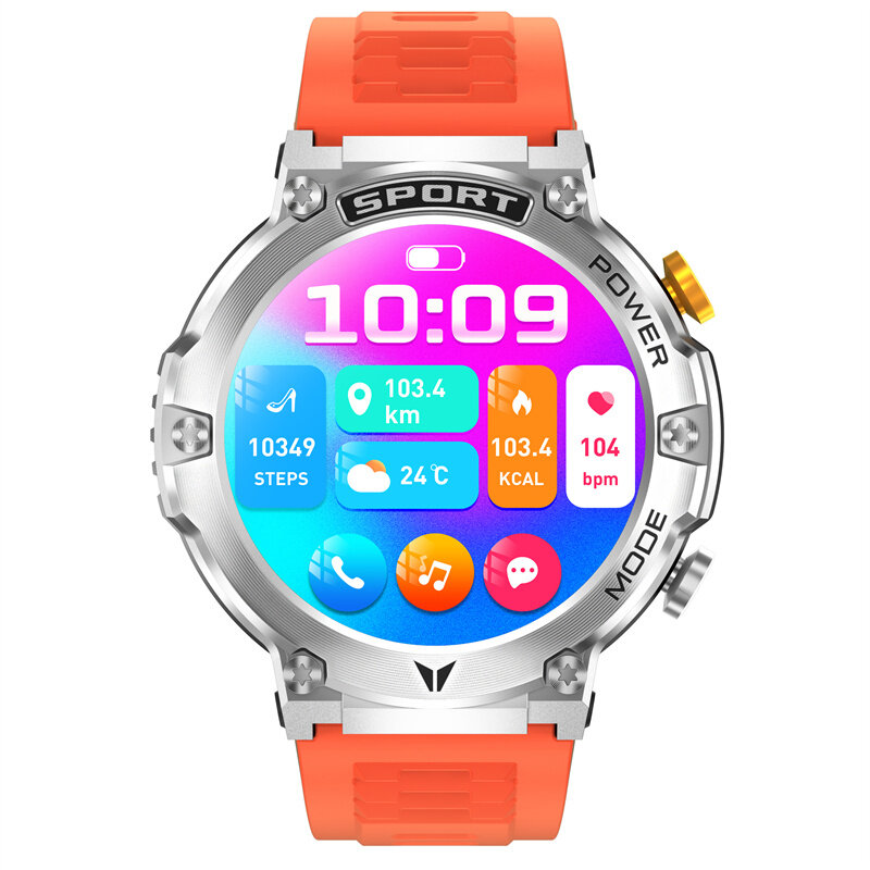 X11Pro 1.43 inch AMOLED HD Screen bluetooth Call Heart Rate Blood Pressure SpO2 Monitor Sleep Monitoring Multi-sport Modes Music