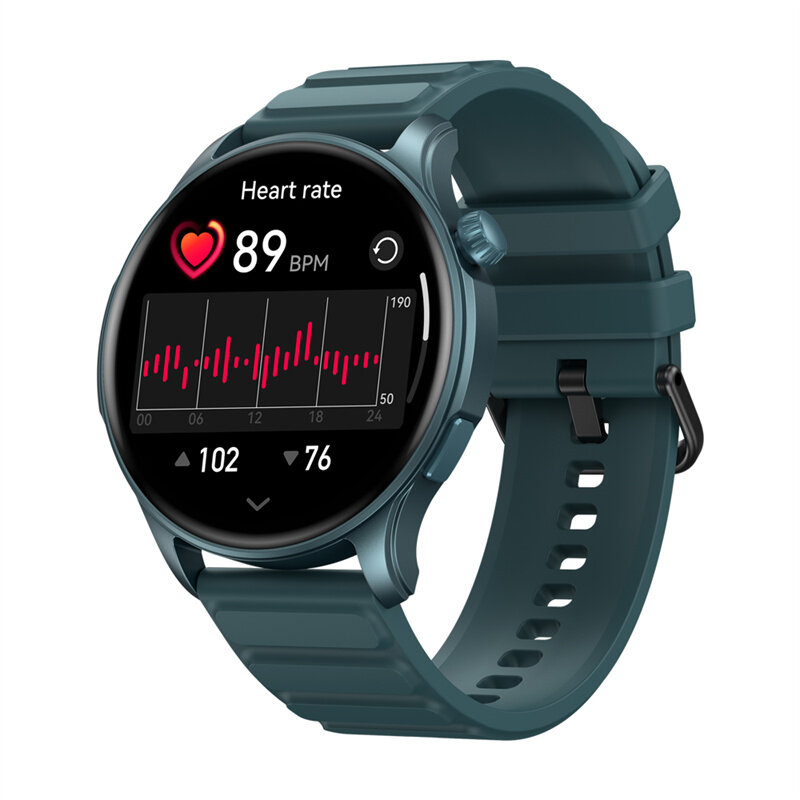 [2024 World Premiere]Zeblaze Btalk 3 Pro 1.43inch AMOLED Display bluetooth Call Heart Rate Blood Pressure SpO2 Monitor Breathing