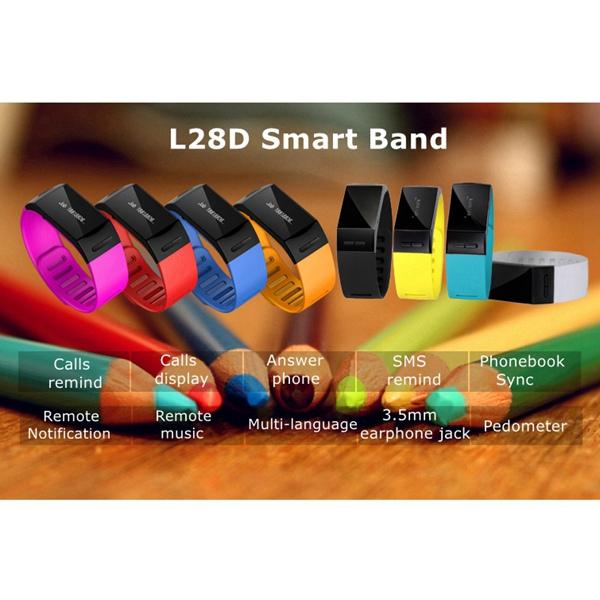 L28D bluetooth Smart Bracelet Smartband Sport Band Wristband COD