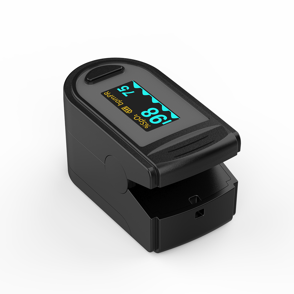 JUMPER JPD-500C Finger Clip Pulse Oximeter Multiple Display Modes Fingertip Pulse Oximeter Brightness Adjustment Automatic Power