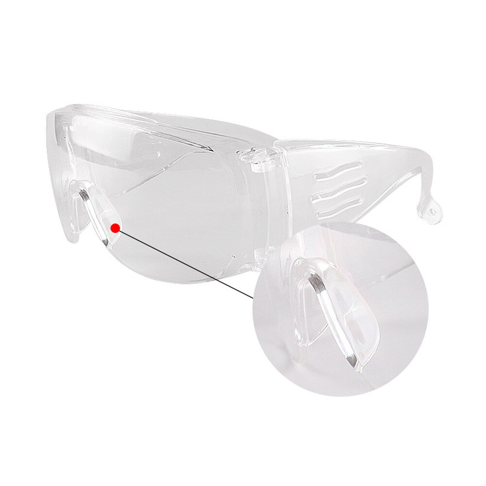 Bakeey Outdoor Transparent Goggles Anti-fog Anti-droplet Spread Dust-proof Impact Windproof Protecting Glasses