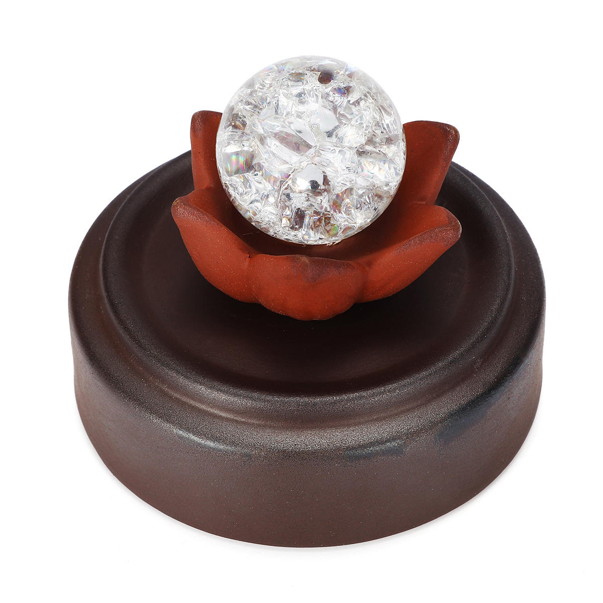 Buddhist Decor Ceramic Smoke Backflow Censer Cone Incense Burner Sleep Aid Sandalwood Holder