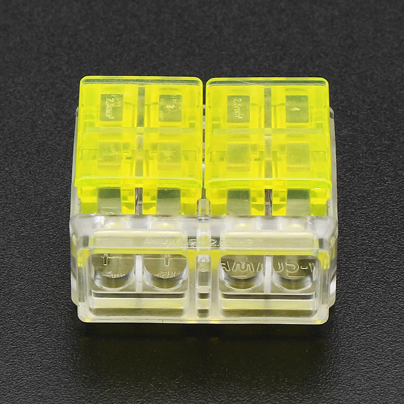 4Pin Wire Connector Flame Retardant Terminal Block Electric Cable Connector COD