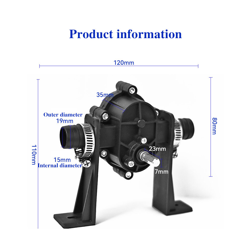 Household Portable Electric Drill Pump Oil Fluid Water Pump Mini Hand Self-priming Liquid Transfer Pumps