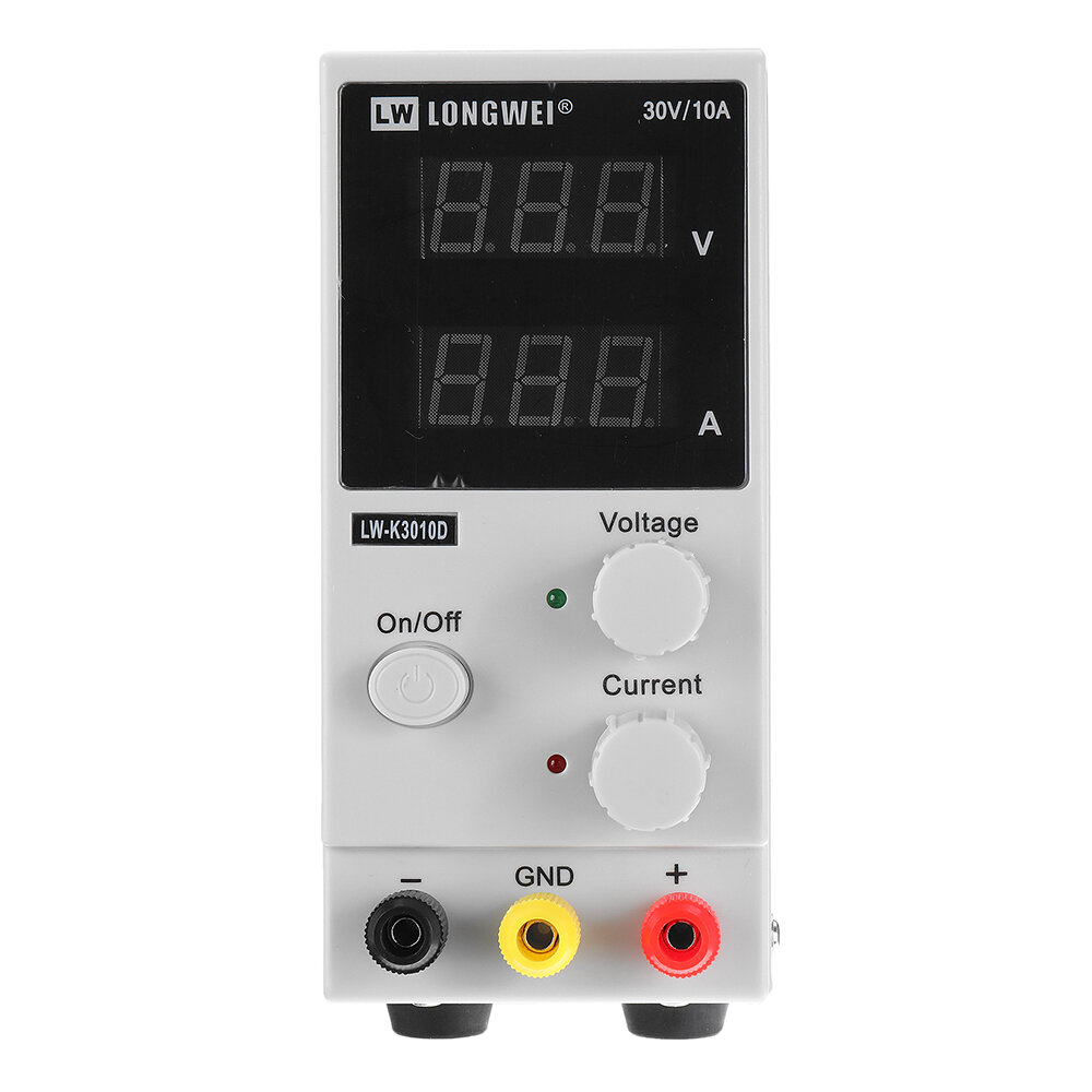 LONG WEI® LW-K3010D 110V/220V 0-10A 0-30V Adjustable DC Power Supply Regulated Digital Laboratory Maintenance Switching Powe