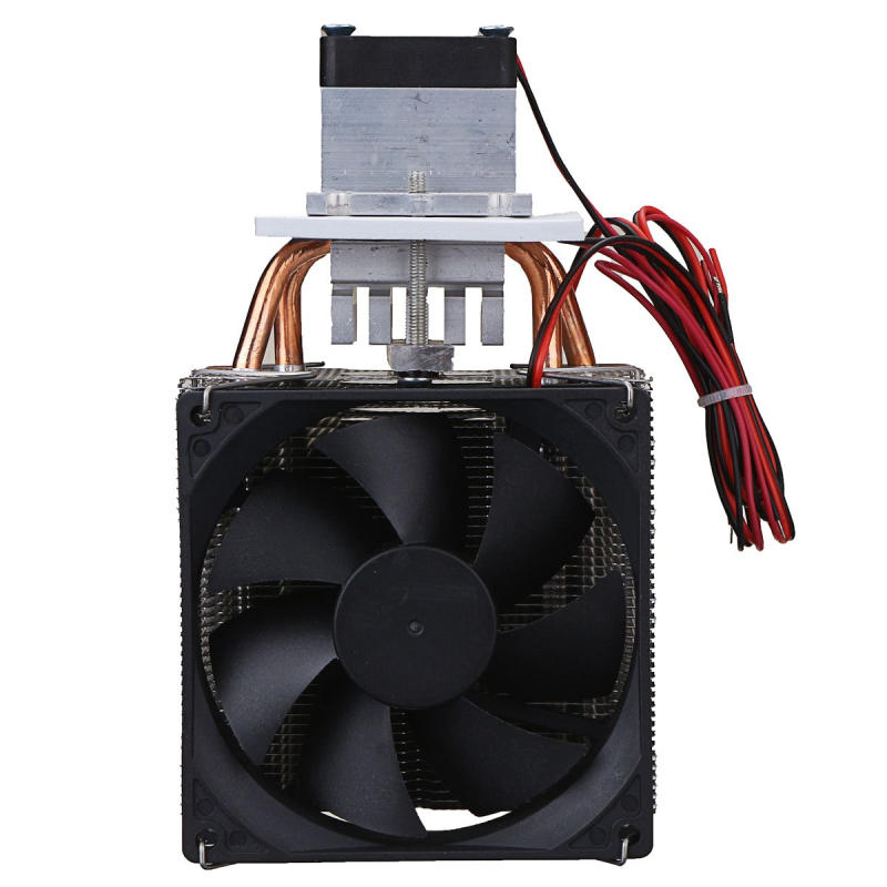 12V 6A 72W Thermoelectric Peltier Refrigeration Cooling Cooler Fan System Heat Sink Kit Cooler