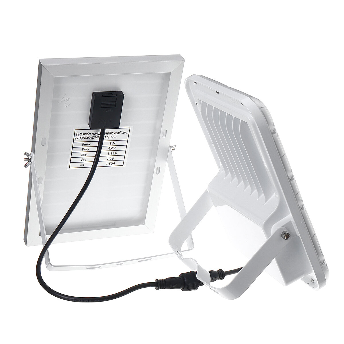 50W Solar Powered LED Flood Light Outdoor Garden Street Lamp Spotlight Control CO