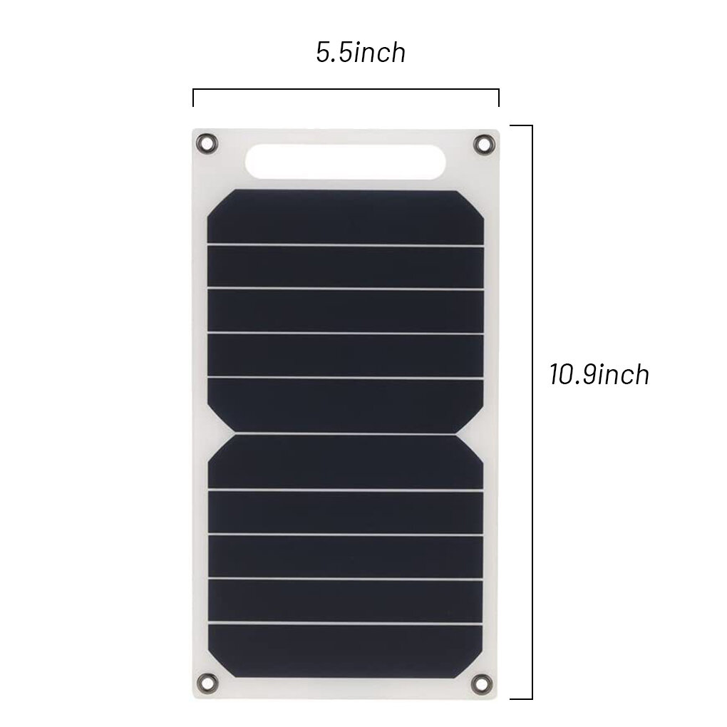 6W 10W 13W Portable Solar Panel Kit Dual DC 5V USB Charger Kit Solar Power Controller