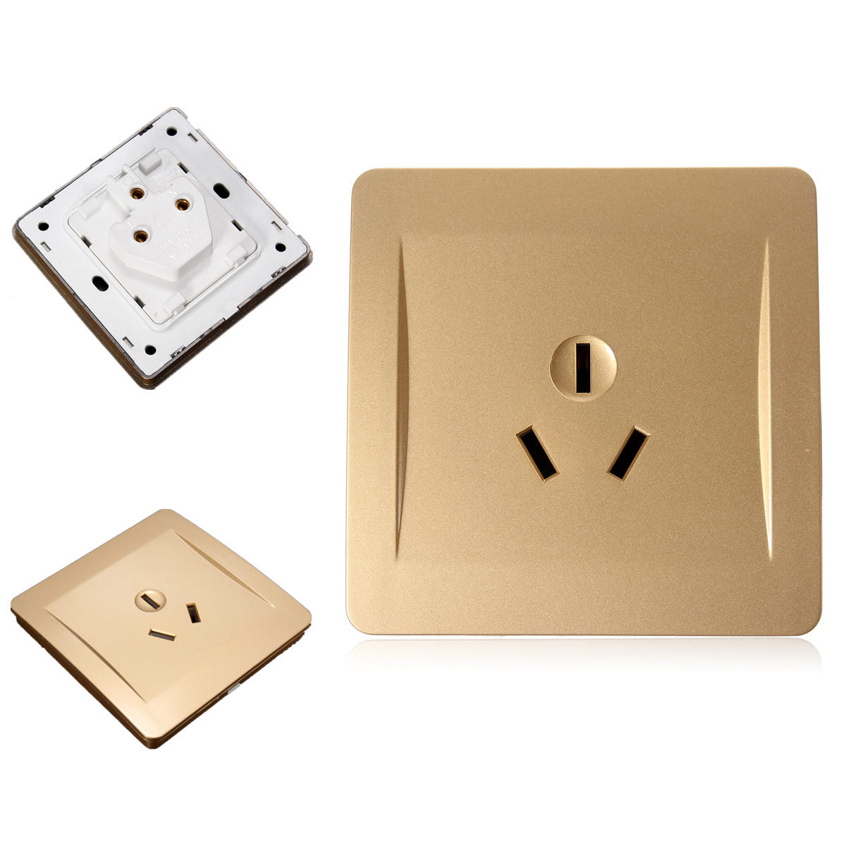 AC110-250V Electric Wall Charger Switch Socket Adapter Power Outlet Panel Faceplate AU Plug