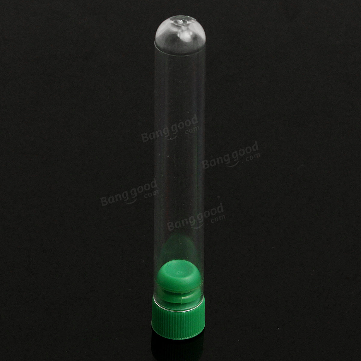 12x75mm Plastic Clear Test Tubes Container With Push Cap Lid for Lab 5ml COD