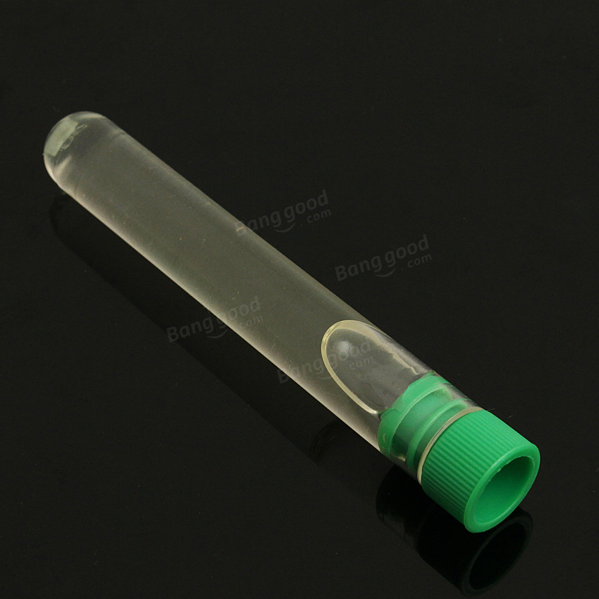 12x75mm Plastic Clear Test Tubes Container With Push Cap Lid for Lab 5ml COD