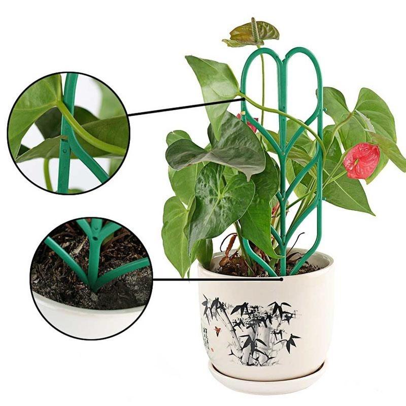 3Pcs Flower Plant Growing Support Frame Bracket Trellis Plants Climbing DIY Vine Rack Tool