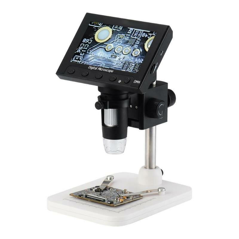 1000 x 2.0MP Magnifier USB Digital Electronic Microscope 4.3 Inch LCD Display COD