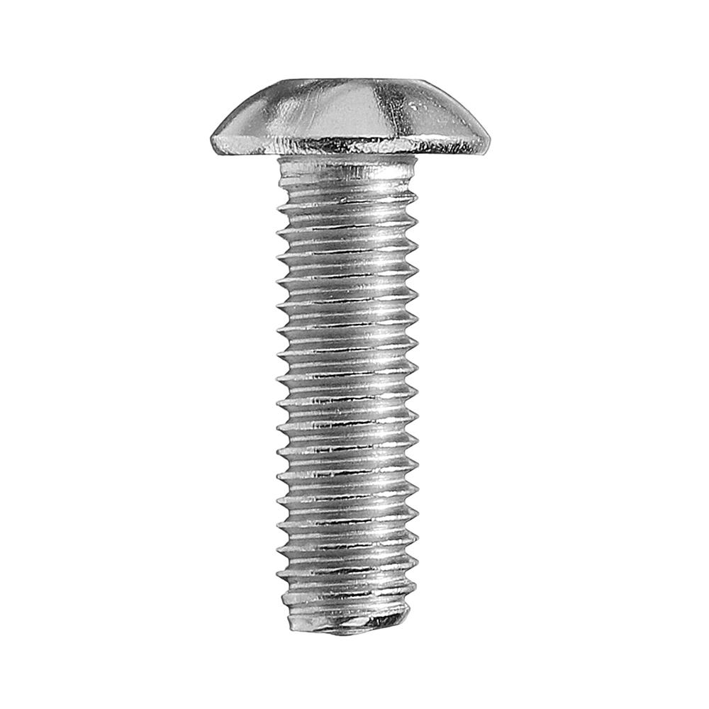 Suleve M5SH6 50Pcs M5 Stainless Steel Hex Socket Button Head Screw Bolt 8-30mm Optional Length